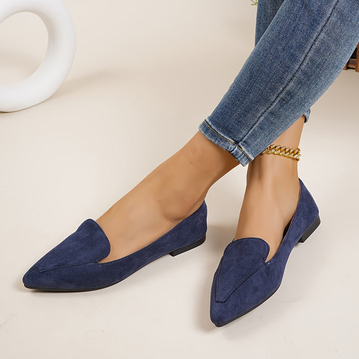 Ballerines à bout pointu style mocassin pour Femme – Nicole