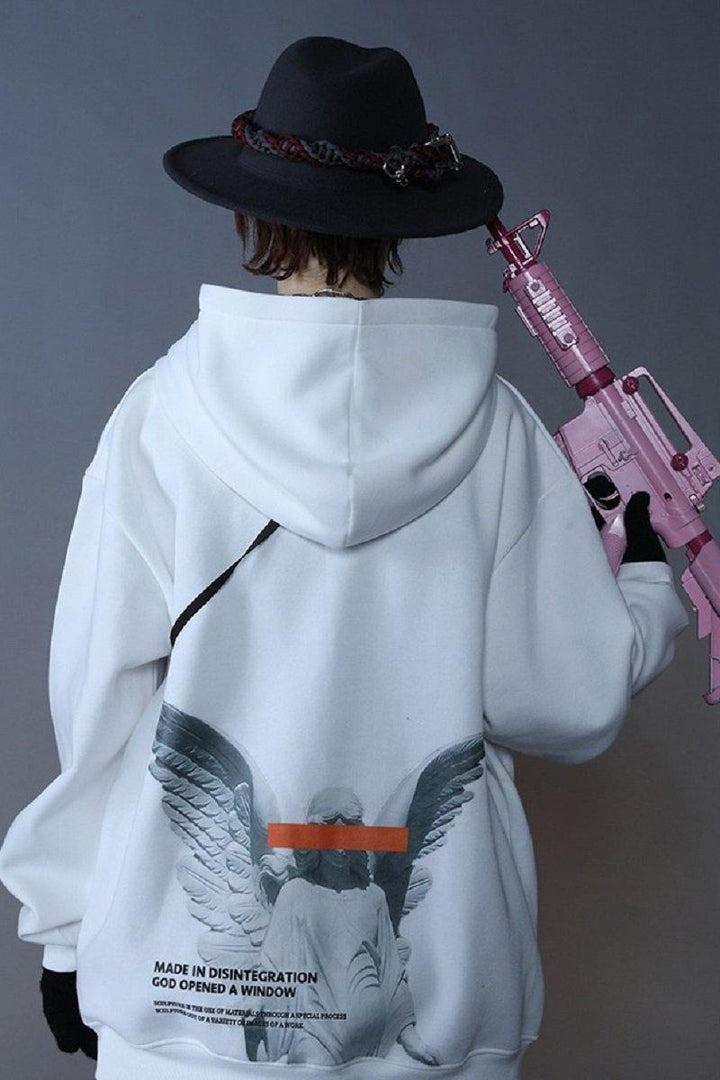 Ryan | Sweat à capuche avec imprimé ange