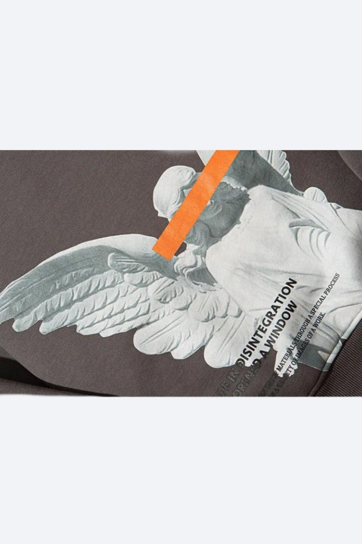 Ryan | Sweat à capuche avec imprimé ange