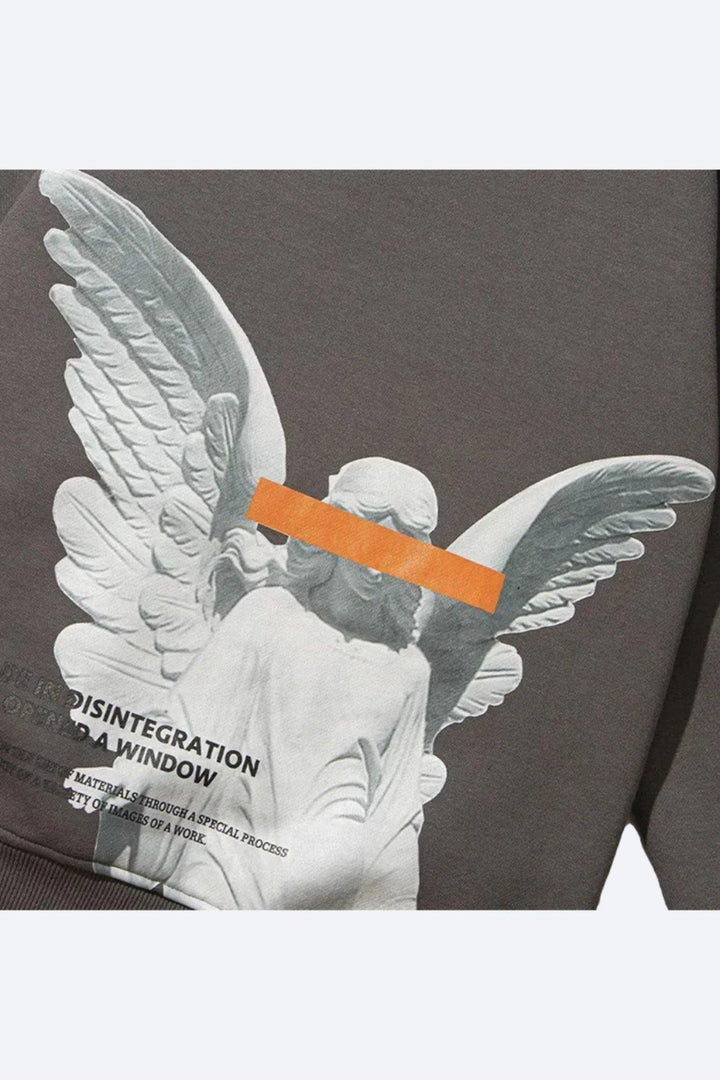 Ryan | Sweat à capuche avec imprimé ange