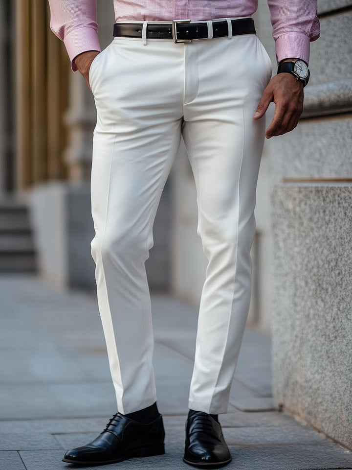 Adem | Business Solid Color Suit Pants for Men