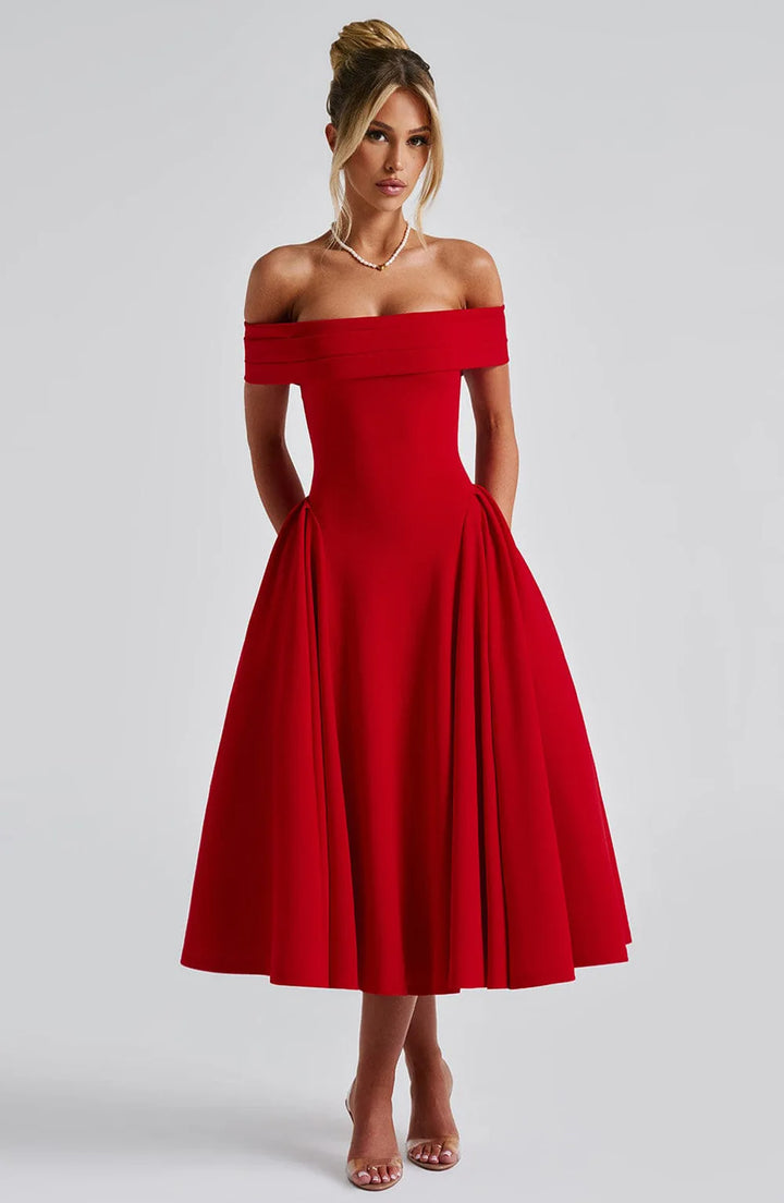 Femme Chic Midi Robe cocktail – Hilf
