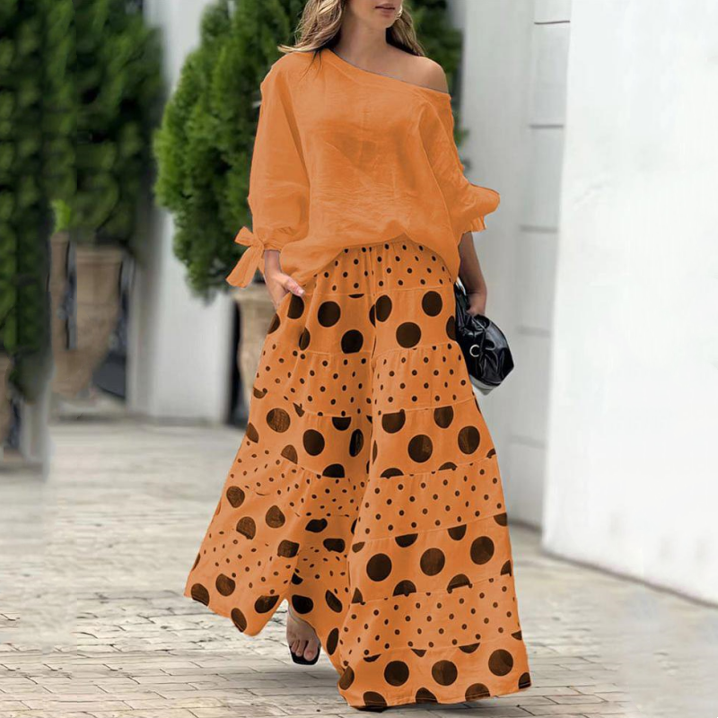 Hadia | Ensemble Décontracté Imprimé Tendance pour Femmes