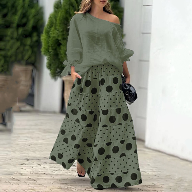 Hadia | Ensemble Décontracté Imprimé Tendance pour Femmes