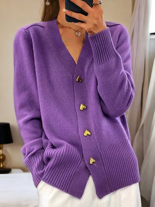 Imriska | Cardigan en laine boutonné pour femmes