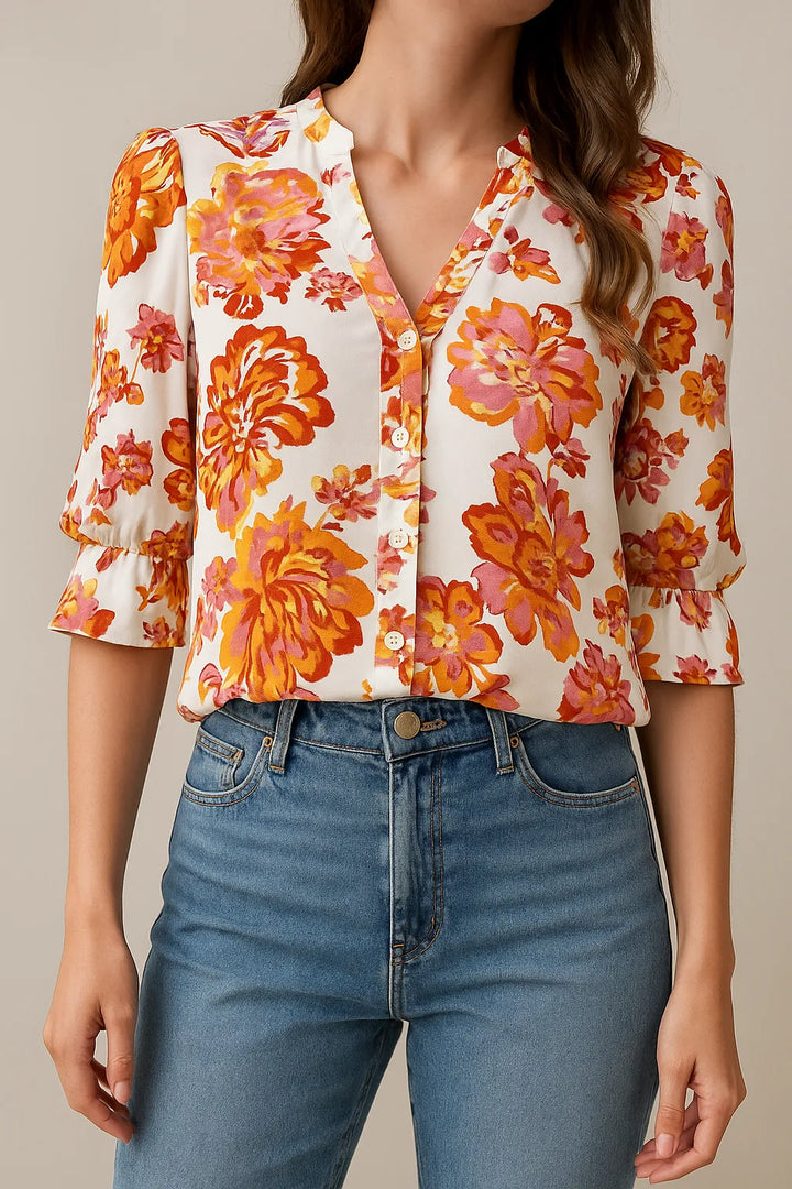 Femme Longue Fluide Blouse – Til