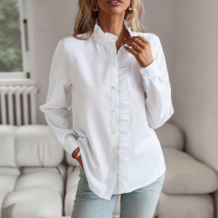 Katrine | Blouse élégante à manches longues