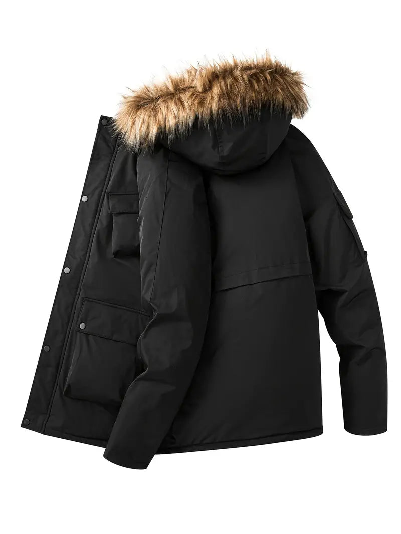 Jason | Manteau d'hiver Homme Noir