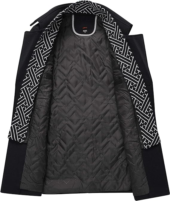 Mora | Manteau long homme noir