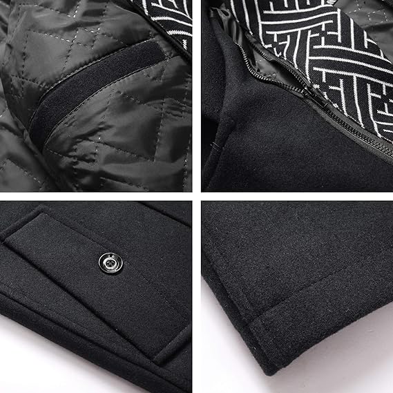 Mora | Manteau long homme noir