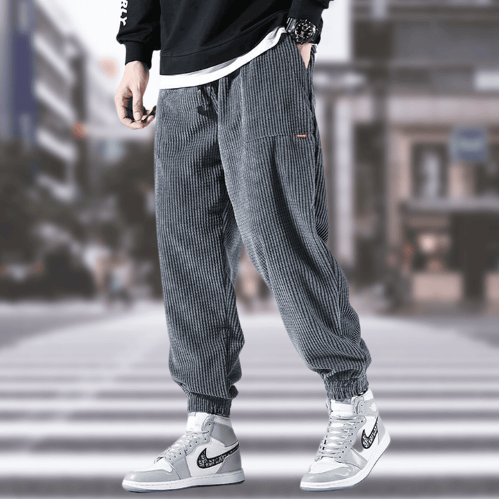 Calvin | Pantalon stylé en velours côtelé