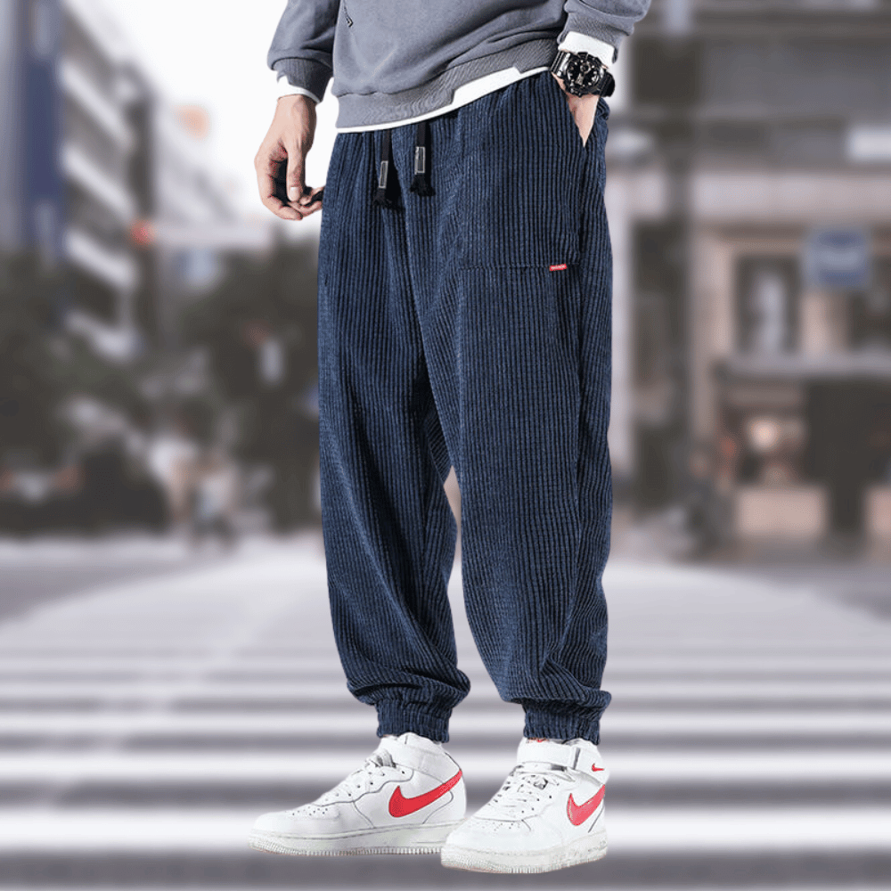 Calvin | Pantalon stylé en velours côtelé