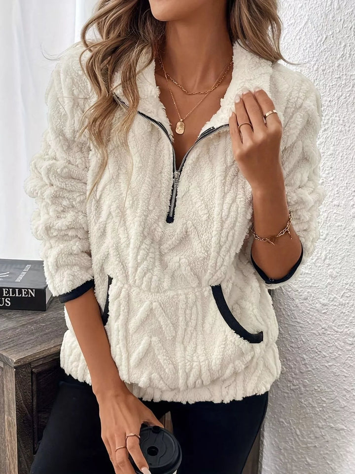 Savana - Pull élégant et chaud à demi-zip