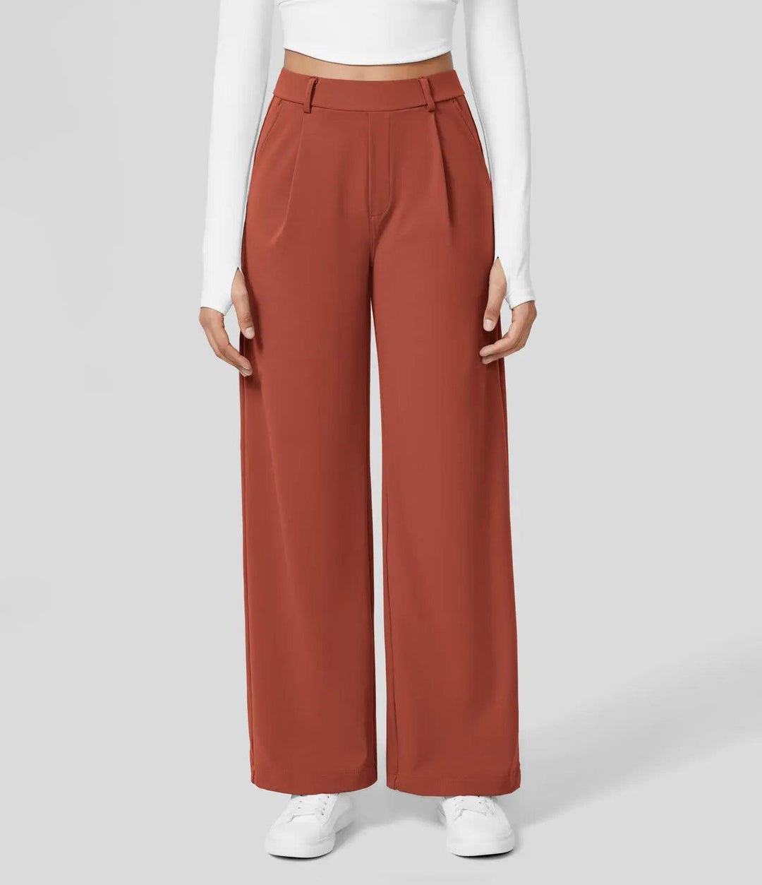 Natalya - Pantalon décontracté élégant à coupe droite