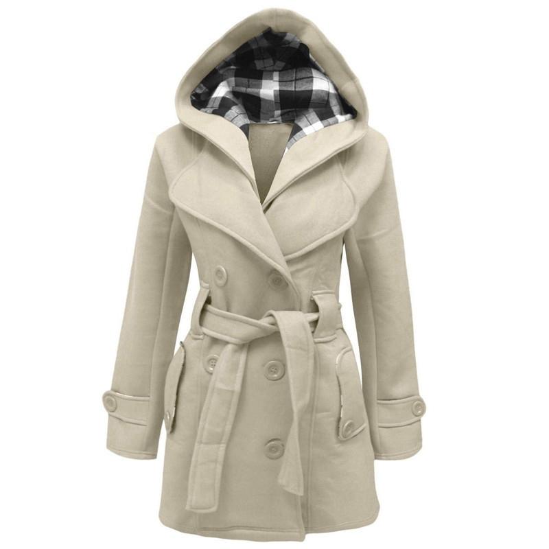 Eulalia | Manteau en laine ceinturé pour femmes