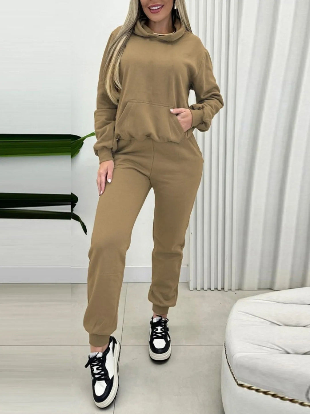 Eleny - Ensemble décontracté sweat à capuche et pantalon