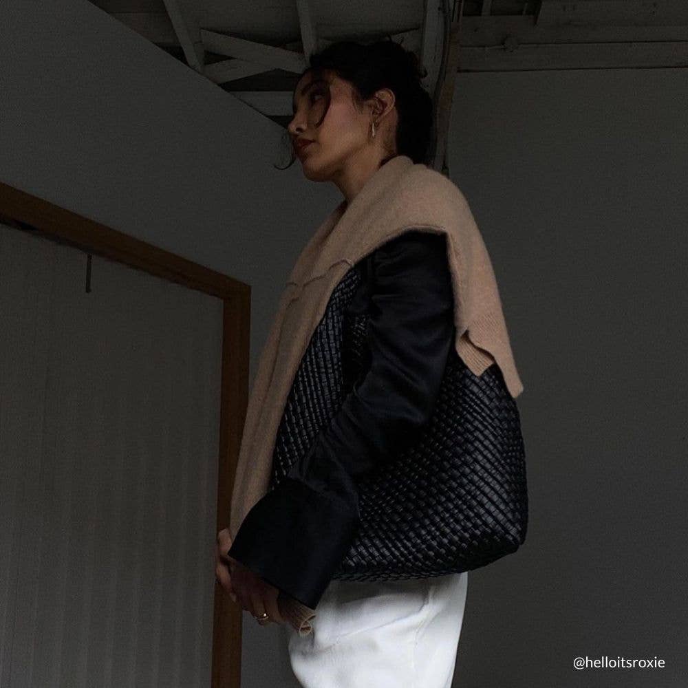 Chetana | Sac épaule vegan tissé pour femme