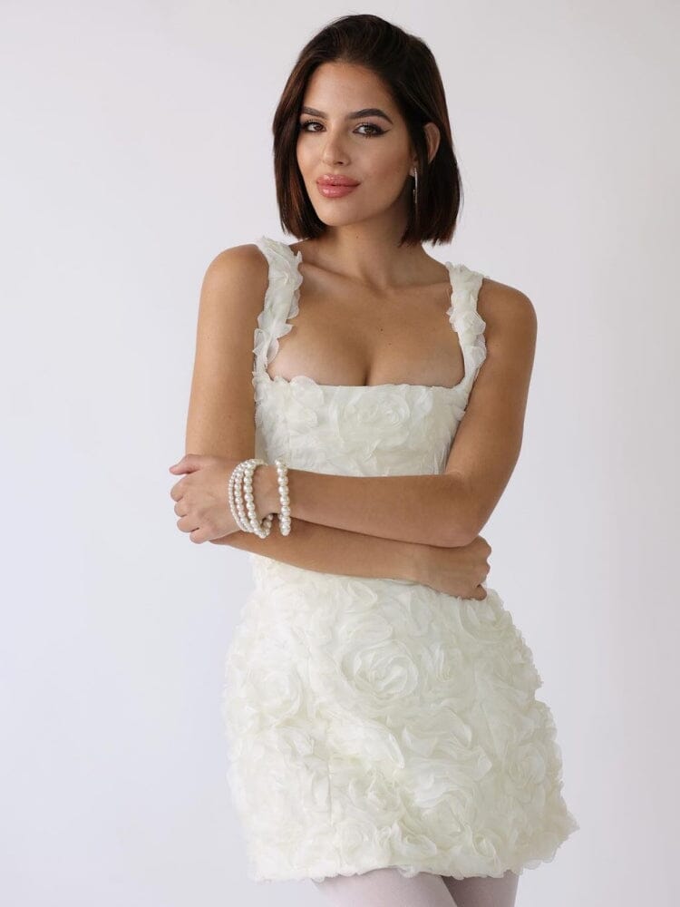 Verginia | Robe Camisole à Fleurs 3D pour Femmes