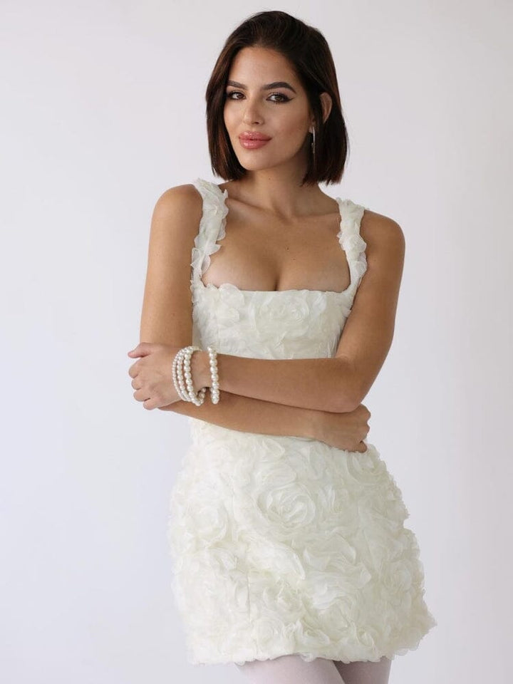Verginia | Robe Camisole à Fleurs 3D pour Femmes