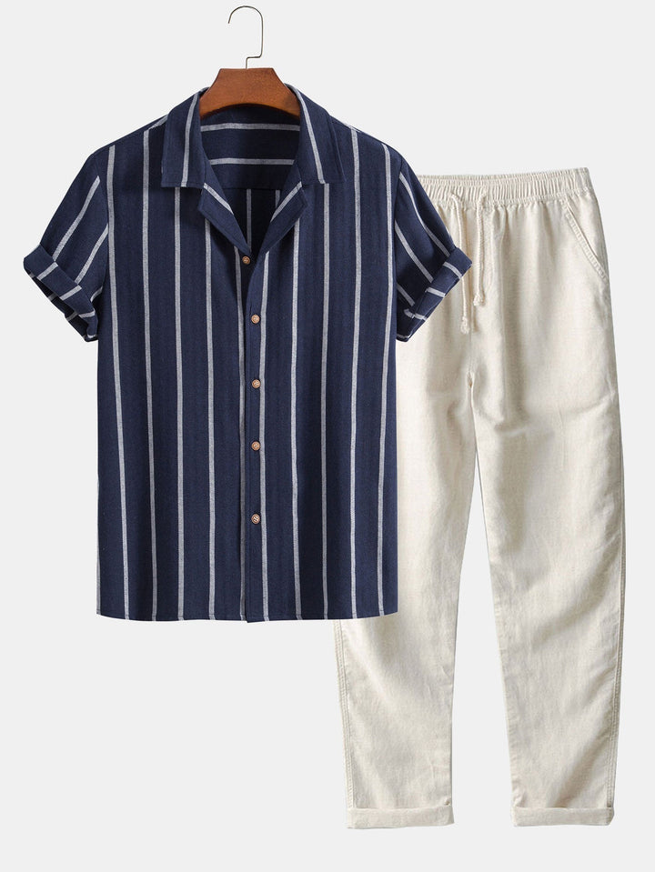 Egino | Chemise à Rayures Décontractée