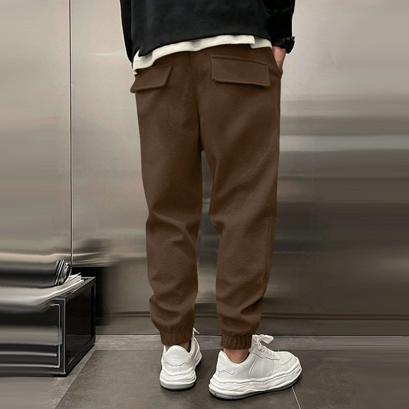 Axelej | Pantalon décontracté en polyester pour hommes