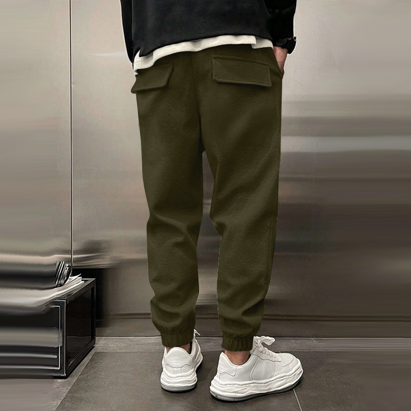 Axelej | Pantalon décontracté en polyester pour hommes