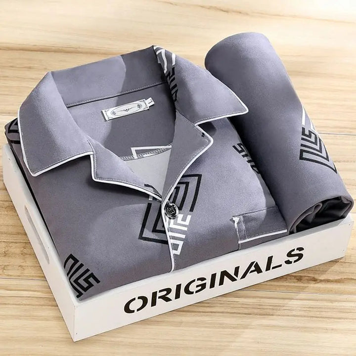Jorn | Pyjama rayé élégant et confortable pour hommes