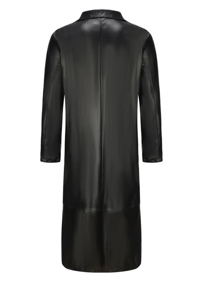 Kailash | Manteau long en cuir homme
