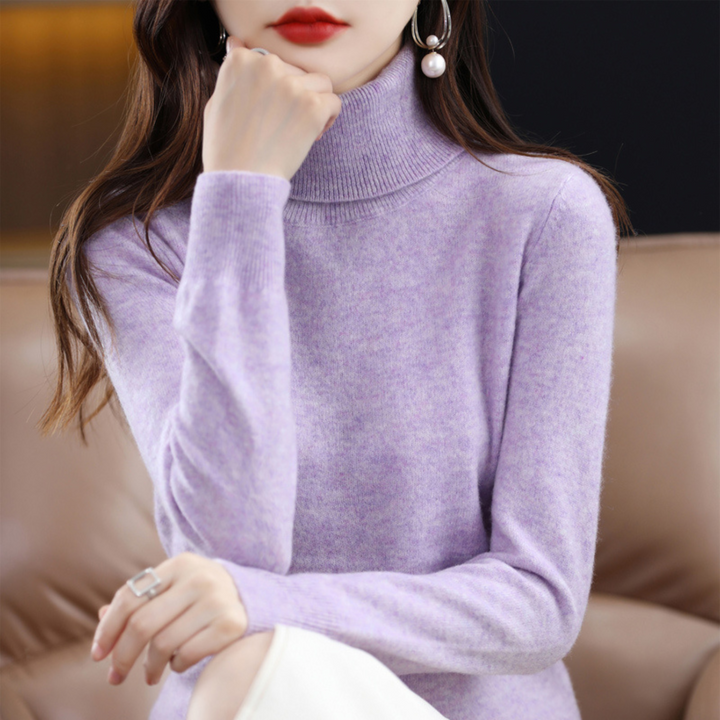 Venus | Pull col roulé élégant pour femmes