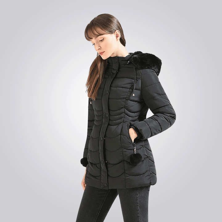 Ratna | Manteau Long Hiver Élégant Pour Femmes