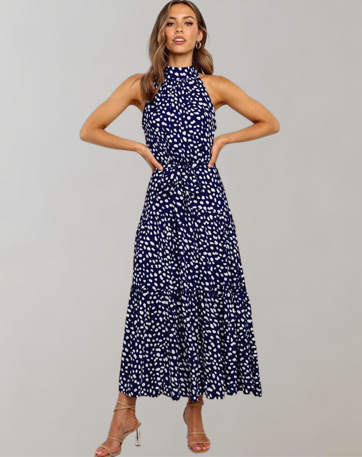 Guwisti | Longue robe à pois pour les loisirs