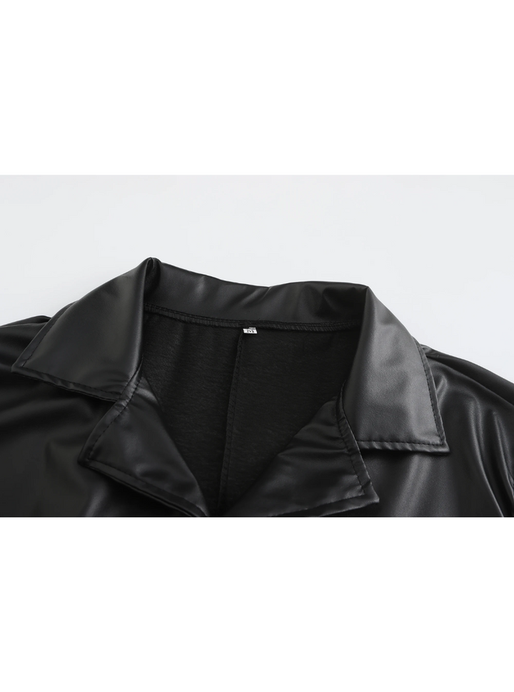 Kailash | Manteau long en cuir homme