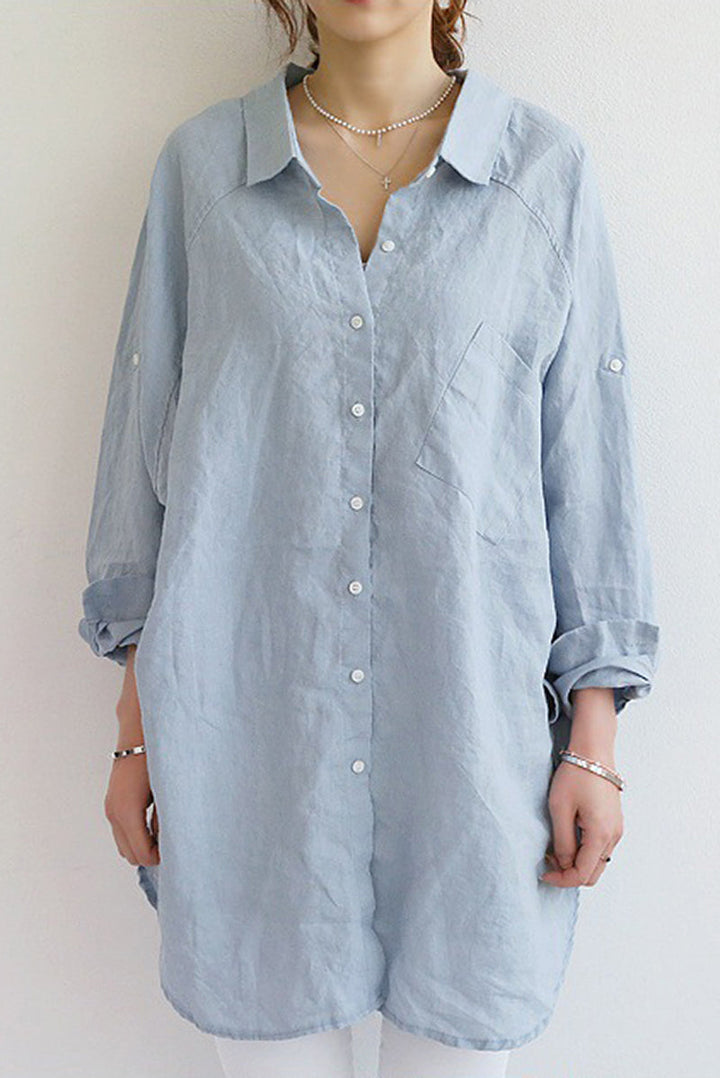Carrie | Chemise décontractée en lin