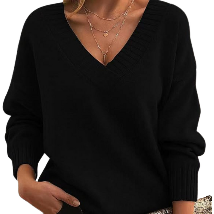 Sprita | Pull en cachemire col en V pour femmes
