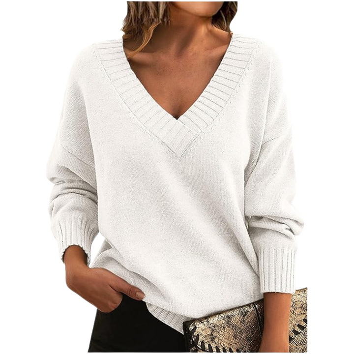 Sprita | Pull en cachemire col en V pour femmes