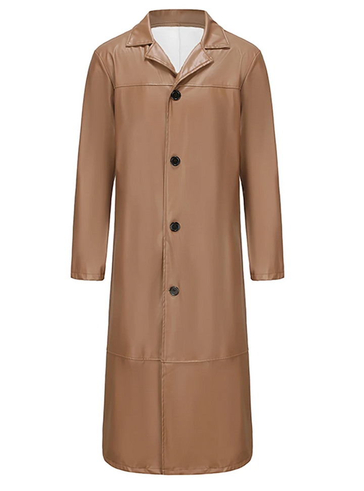 Kailash | Manteau long en cuir homme