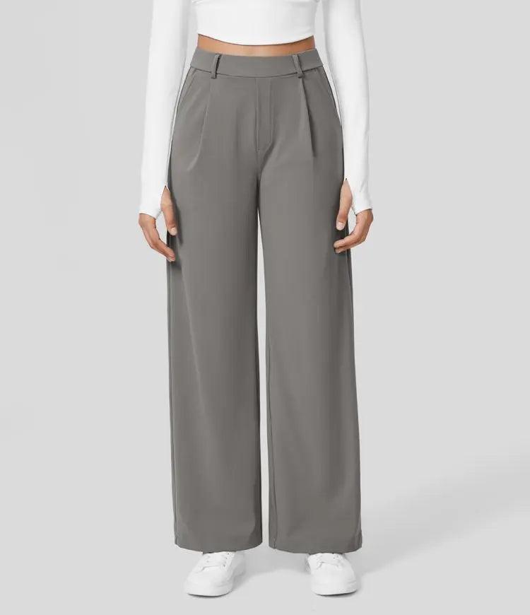 Natalya - Pantalon décontracté élégant à coupe droite