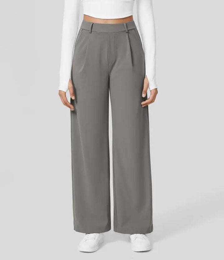 Natalya - Pantalon décontracté élégant à coupe droite