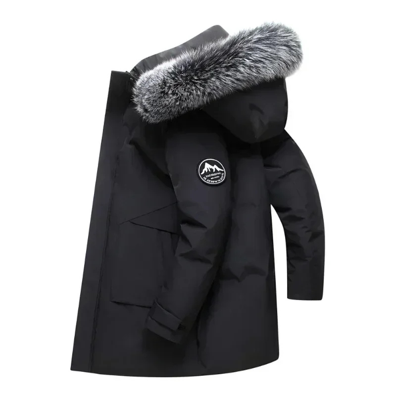 Govinda | Chaude veste d'hiver à capuche pour hommes
