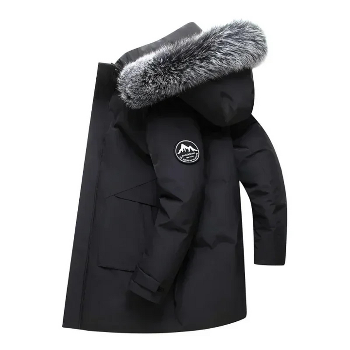 Govinda | Chaude veste d'hiver à capuche pour hommes