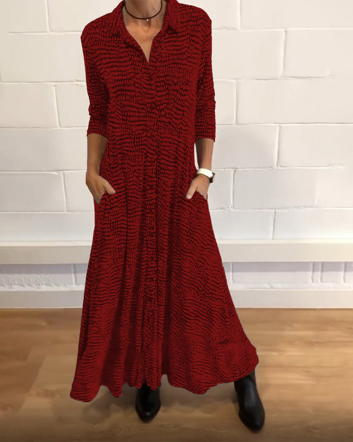 Bryony | Robe Imprimée V-Neck