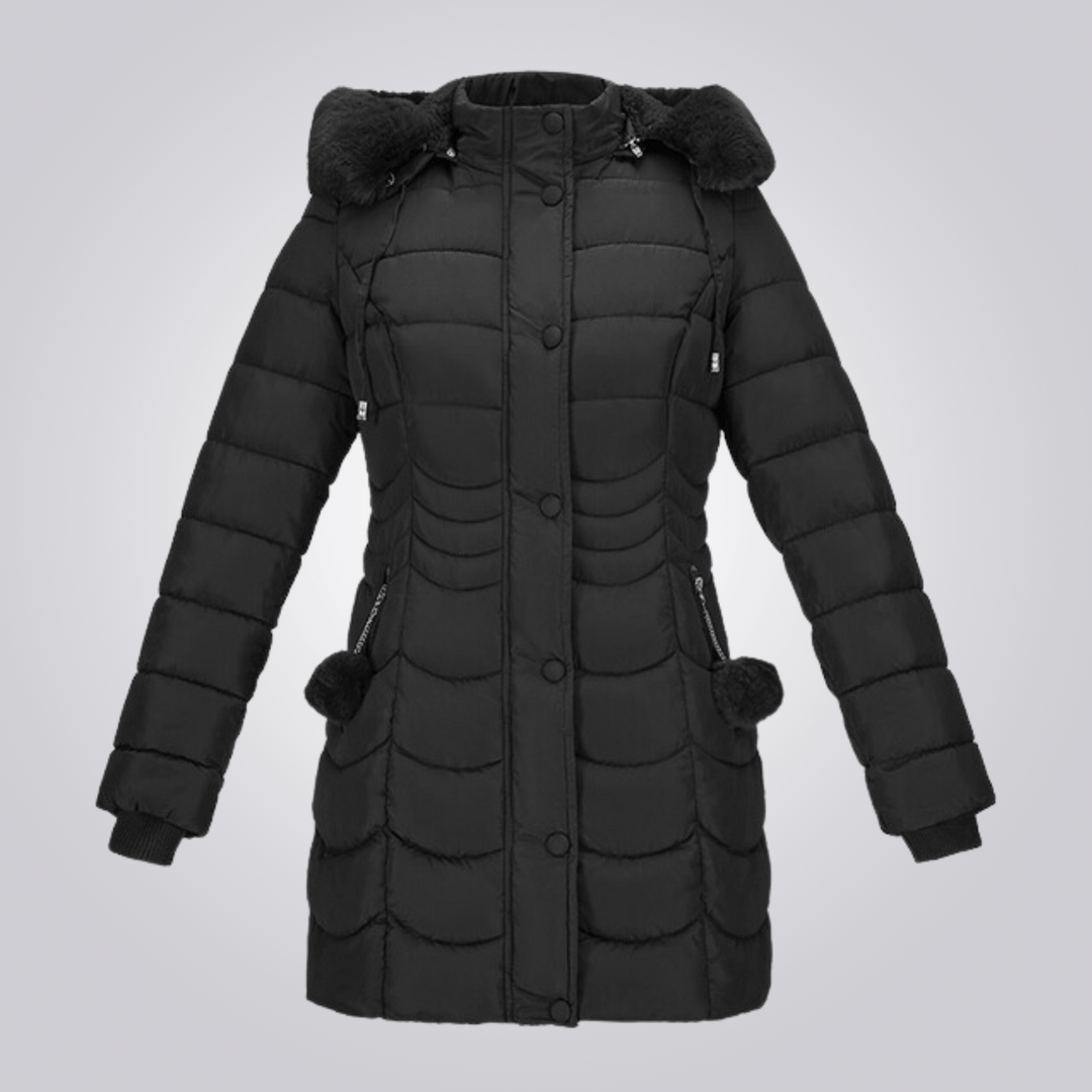 Ratna | Manteau Long Hiver Élégant Pour Femmes