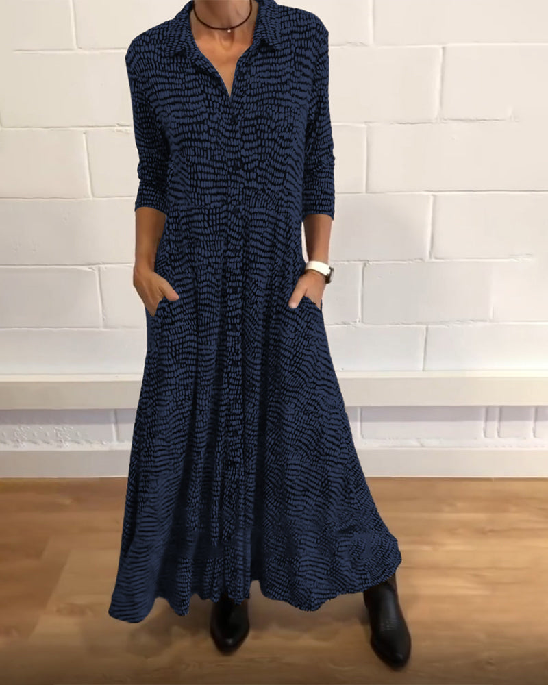 Bryony | Robe Imprimée V-Neck