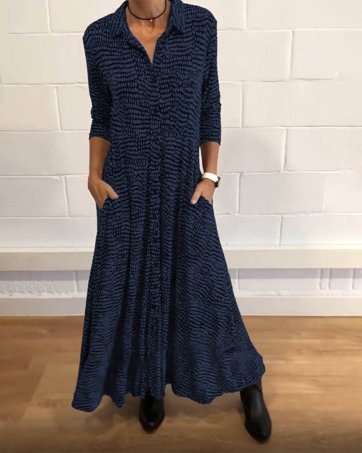 Bryony | Robe Imprimée V-Neck