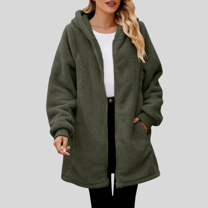 Elza - Veste Polaire Oversize Élégante à Capuche