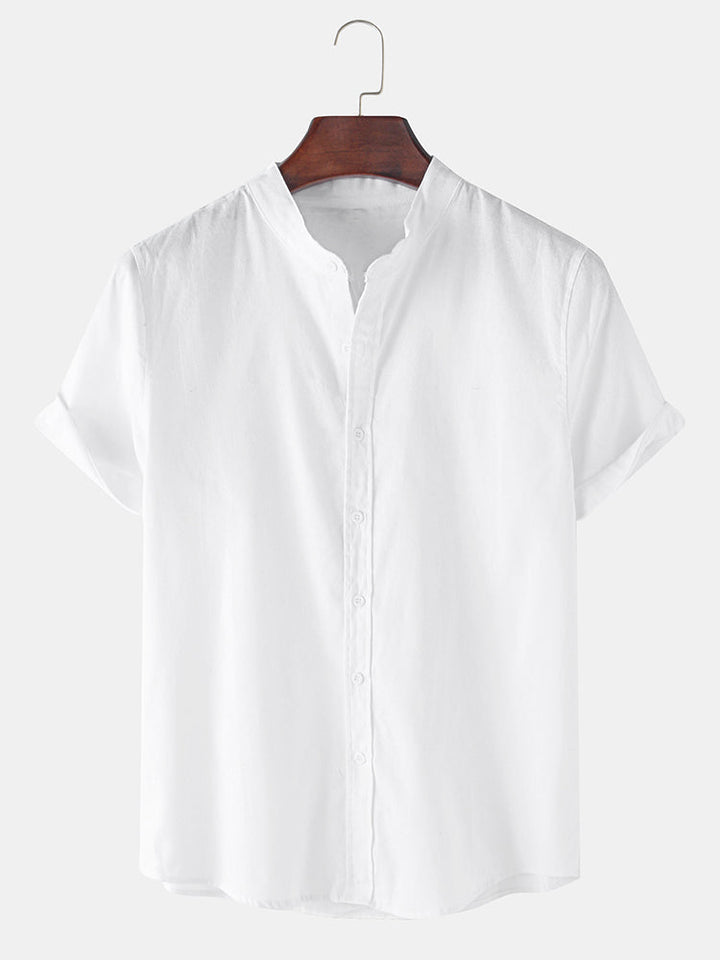 Timur | Casual Stand Collar Shirt for Men