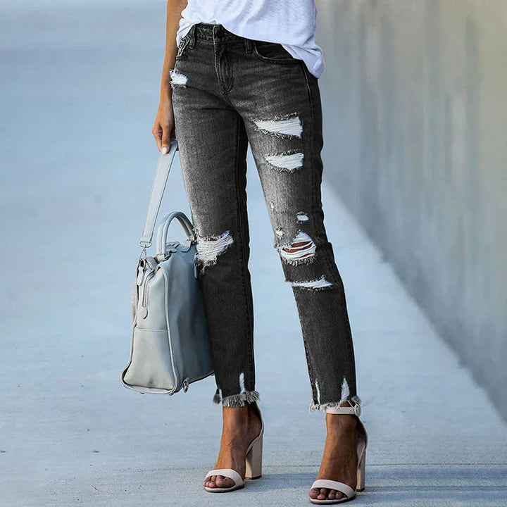 Nora | Jeans en détresse