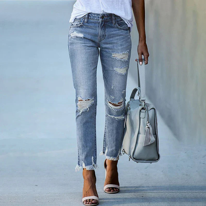 Nora | Jeans en détresse