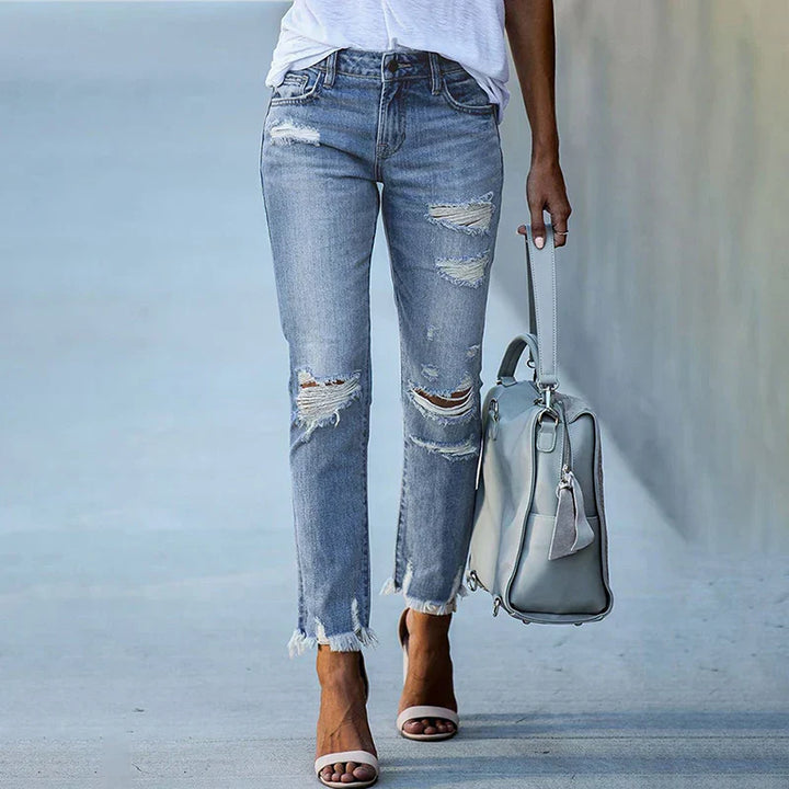 Nora | Jeans en détresse