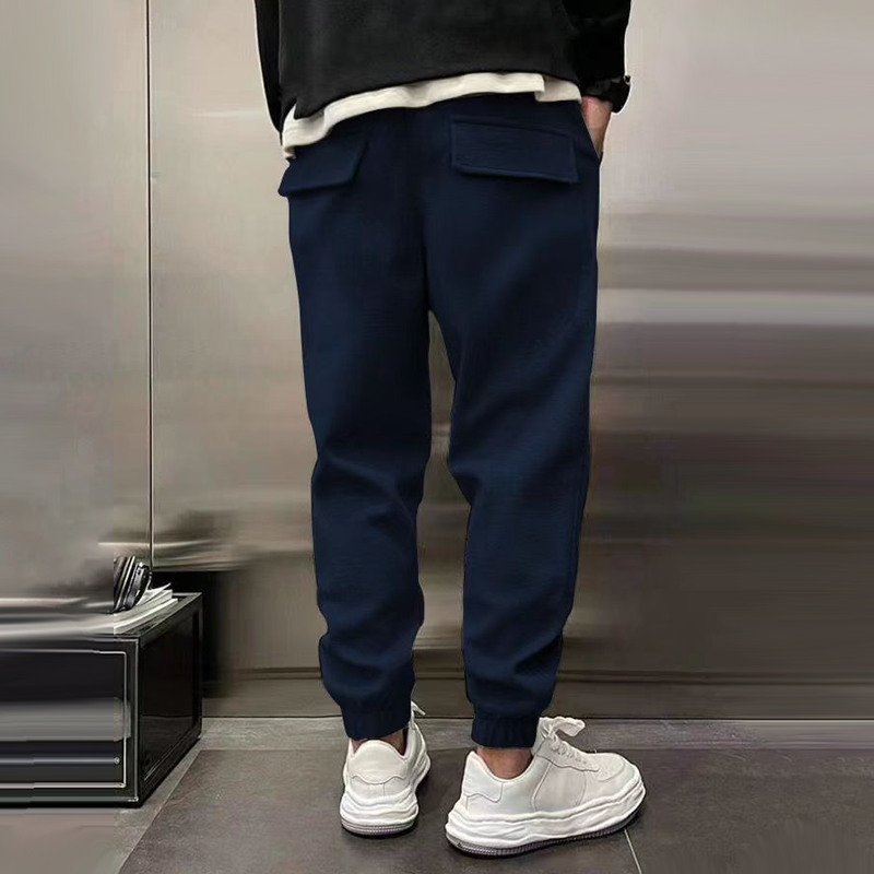 Axelej | Pantalon décontracté en polyester pour hommes
